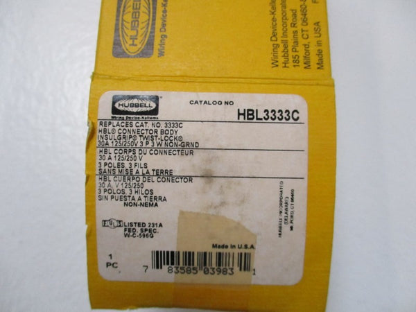 HUBBELL HBL3333C NSMP