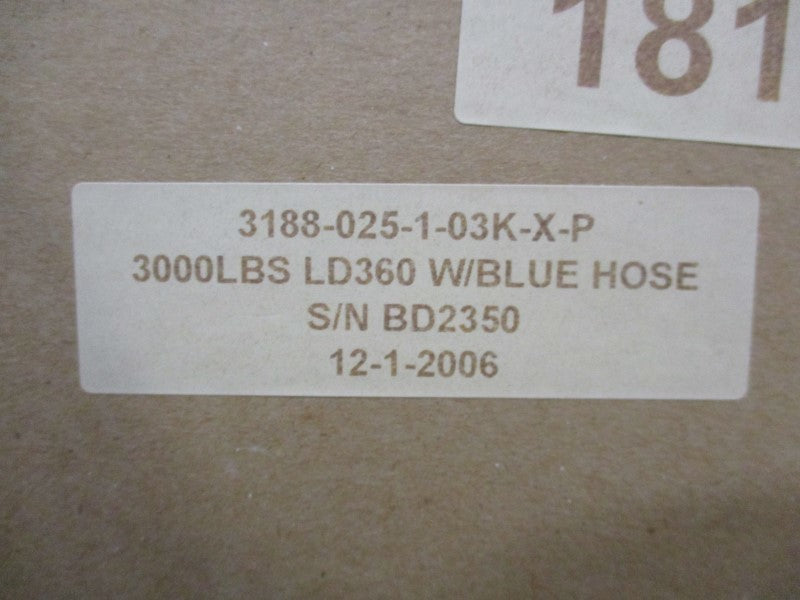 KISTLER-MORSE 3188-025-1-03K-X-P (AS PICTURED) NSMP