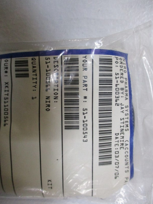 SPARE PART KIT 51-100543 NSNP