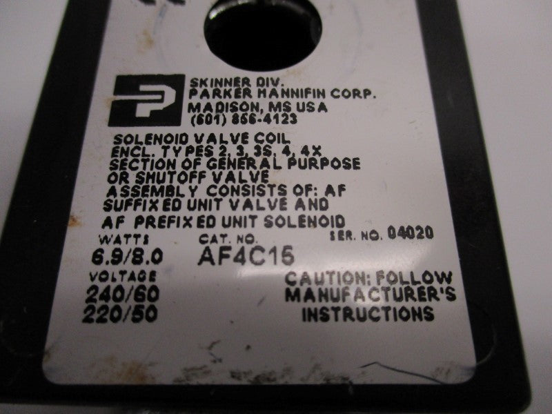 PARKER AF4C15 UNMP