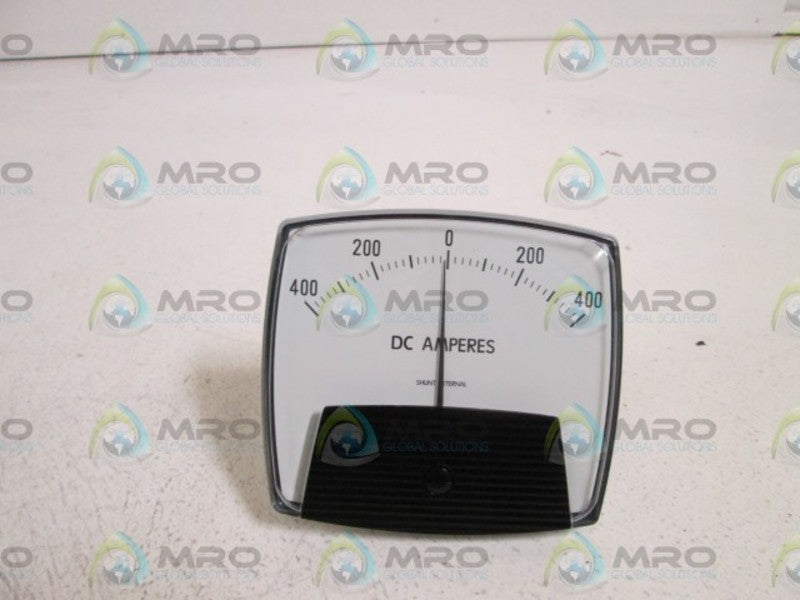 WESCHLER INSTRUMENTS PANEL METER 400-0-400 DCA 250425ECSC YE/250-4 NSMP