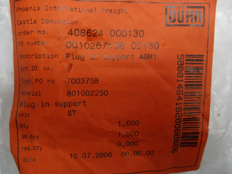 DURR 801002250 NSMP