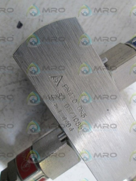 SCHNEIDER VALVE 7MF90114FA / PN420-DN5 (AS PIC) NSMP
