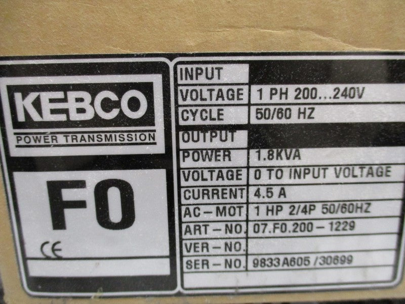 KEBCO 07.F0.200-1229 NSMP
