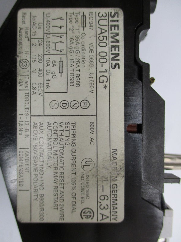 SIEMENS 3UA5000-1G UNMP