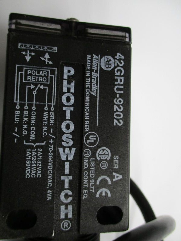 ALLEN BRADLEY 42GRU-9202 SER. A 70-264VDC/AC 1A NSNP