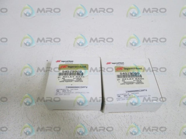 LOT OF 2 INGERSOLL RAND RELAY BASE 54579909 NSMP