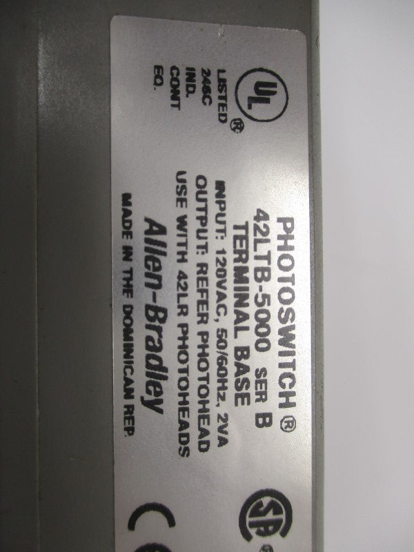INDUSTRIAL SPARE PART 42LTB-5000 SER. B 120VAC UNMP