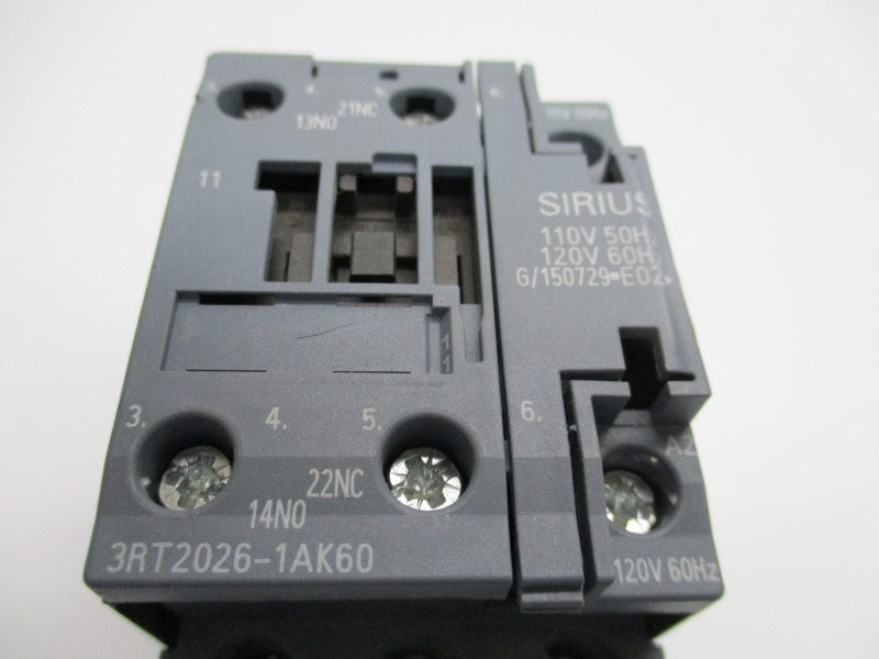 SIEMENS 3RT2026-1AK60 110/120V NSNP