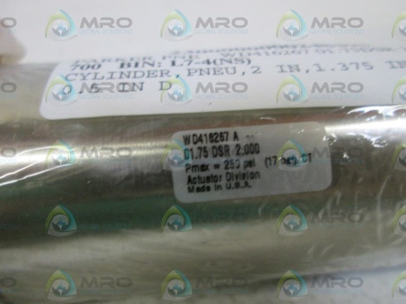 PARKER CYLINDER WD416267 A 01.75 DSR 2.000 NSNP