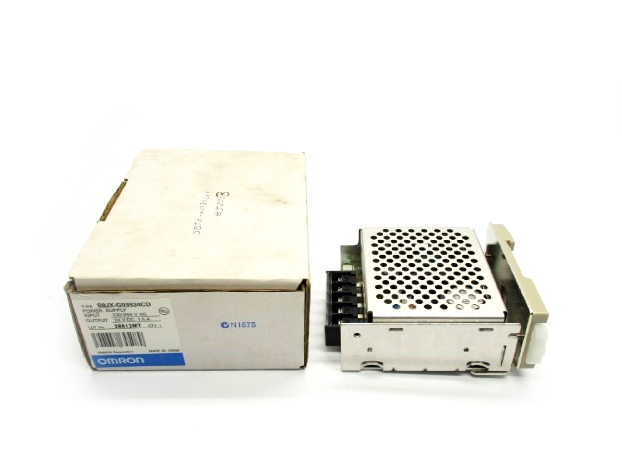 OMRON S8JX-G03524CD 100-240VAC 1.0A NSMP