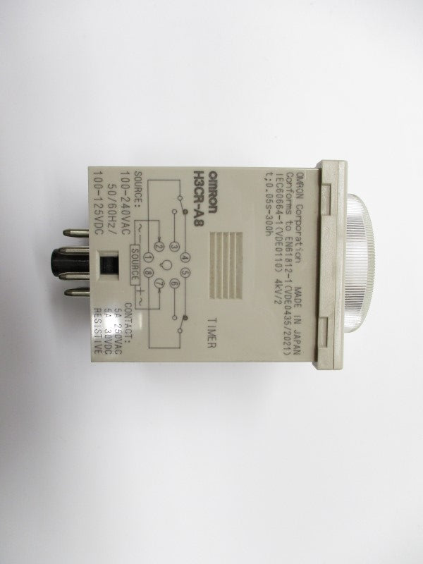 OMRON H3CR-A8 100-240VAC 5A 0.05S-300H NSNP