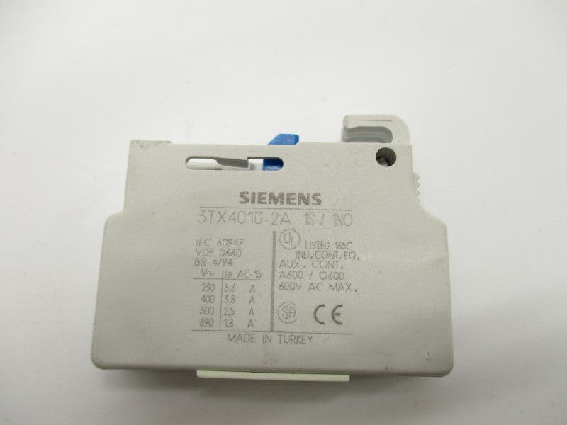 SIEMENS 3TX4010-2A 690V 1.8A NSNP