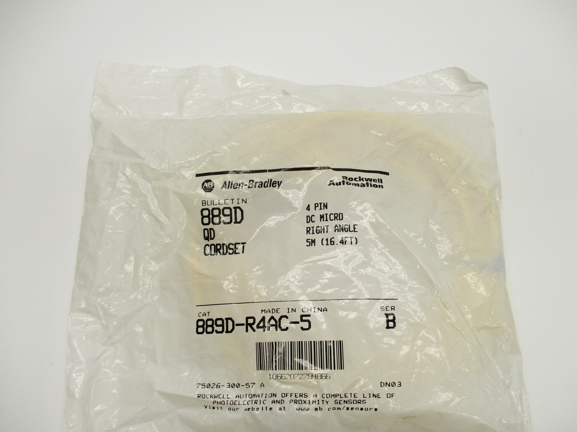 ALLEN BRADLEY 889D-R4AC-5 SER. B NSMP