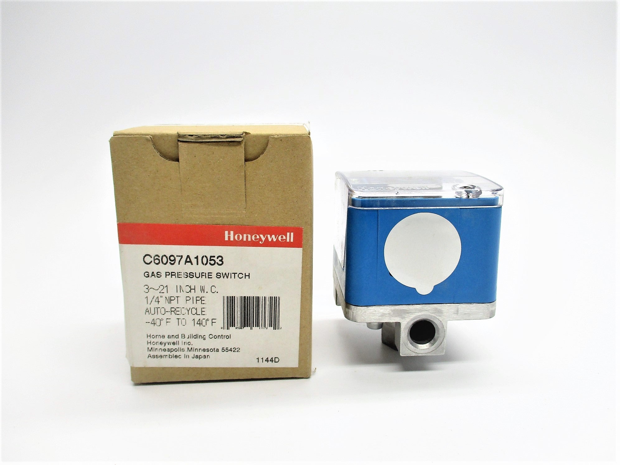 HONEYWELL C6097A1053 120-240VAC 5.0A 5.0PSI 1/4" NSMP
