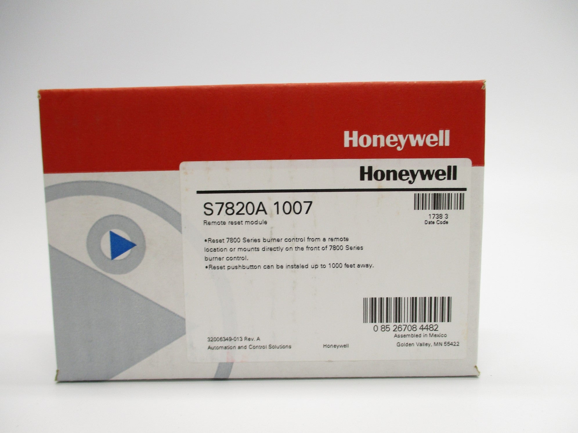 HONEYWELL S7820A1007 12VDC NSMP