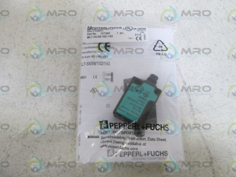 PEPPERL+FUCHS SENSOR ML7-55/59/102/143 NSMP