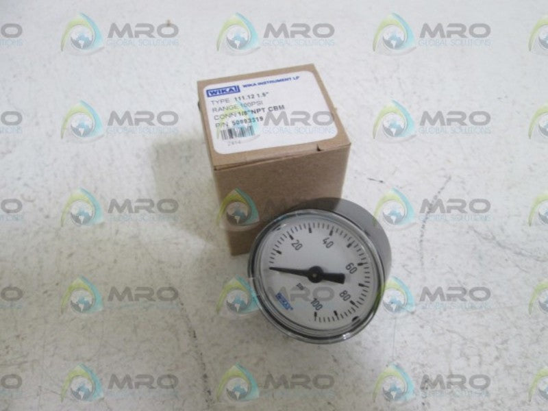 WIKA 50983319 111.12 1.5" 0-100PSI NSMP