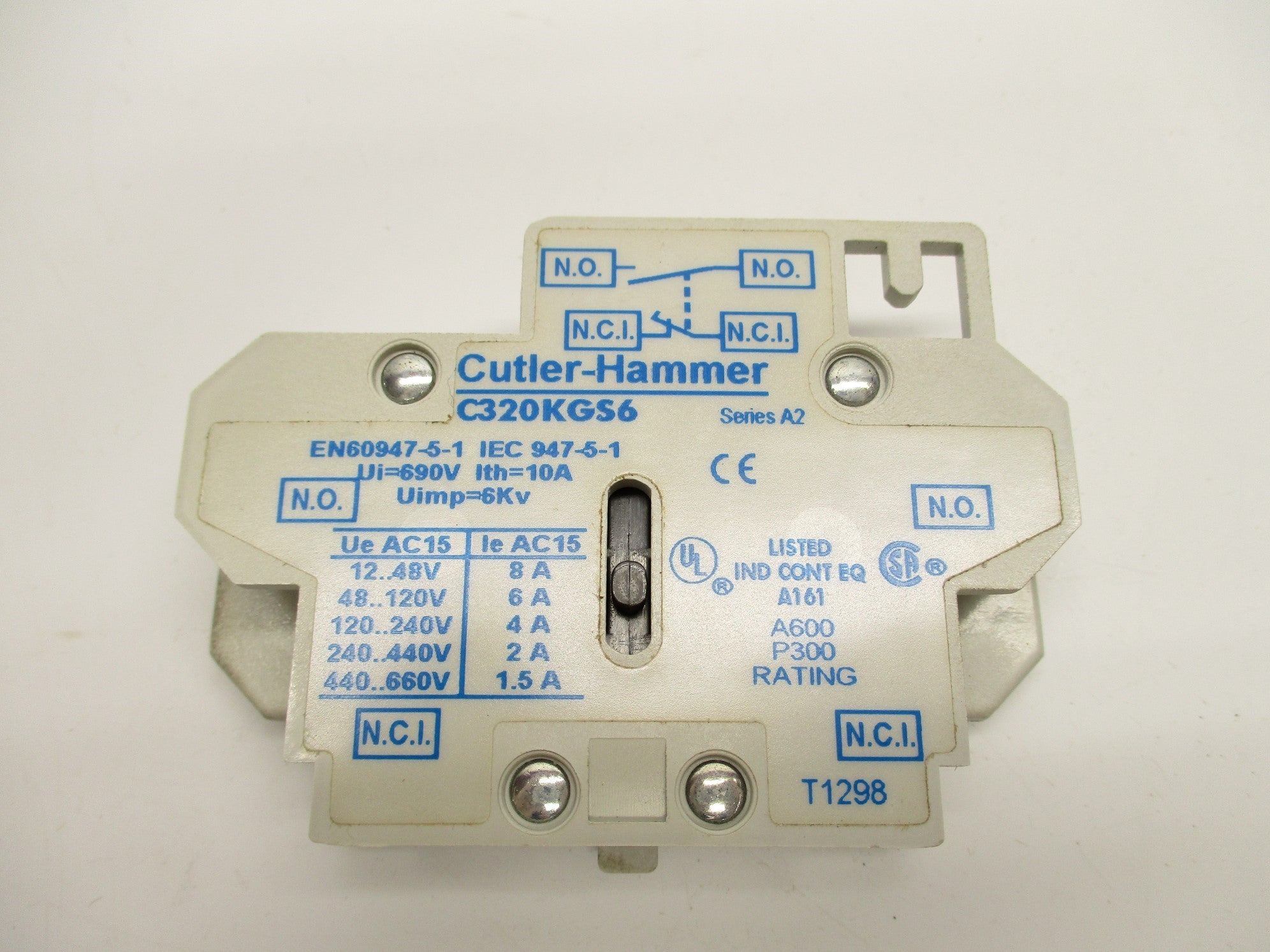 CUTLER HAMMER C320KGS6 SER. A2 440-660V 1.5A NSMP