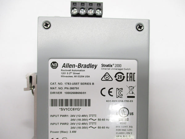 ALLEN BRADLEY 1783-US5T SER. B 24V NSMP