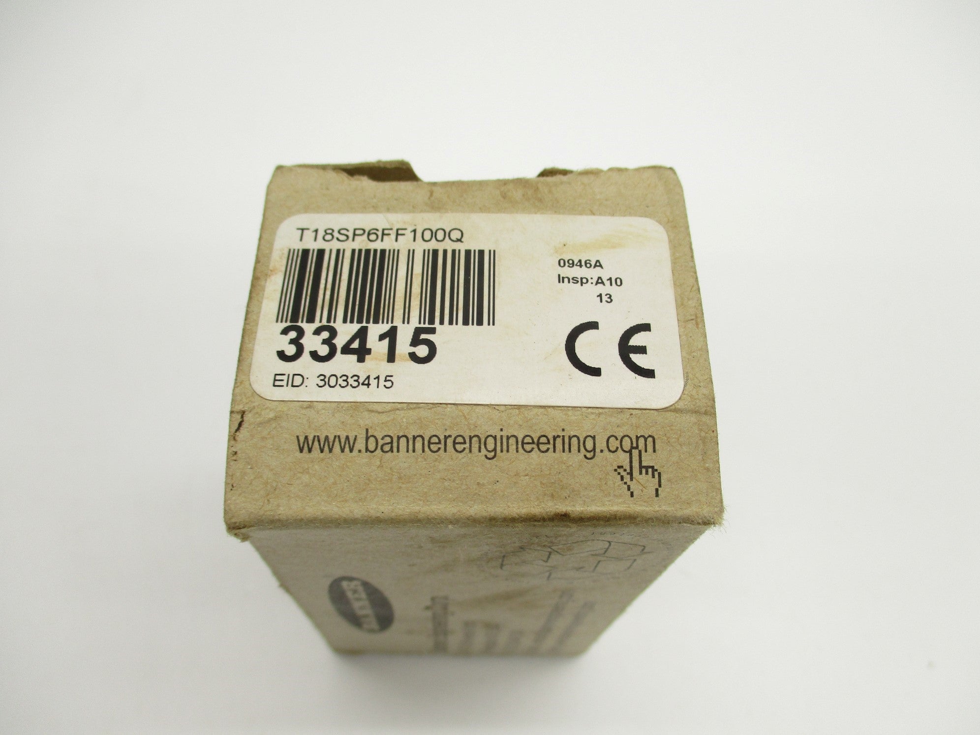 BANNER ENGINEERING T18SP6FF100Q 33415 10-30VDC NSMP