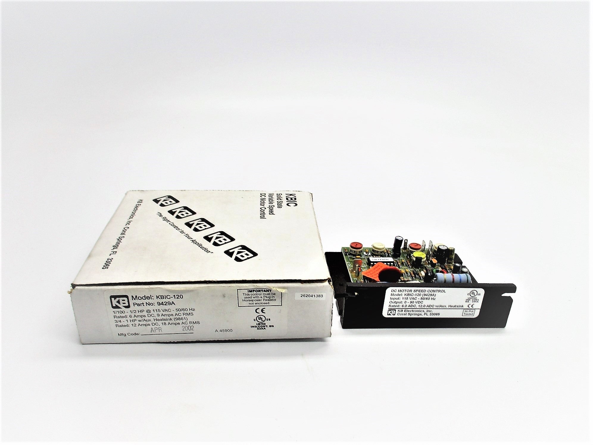 KB ELECTRONICS KBIC-120 9429A 115VAC 18A NSMP