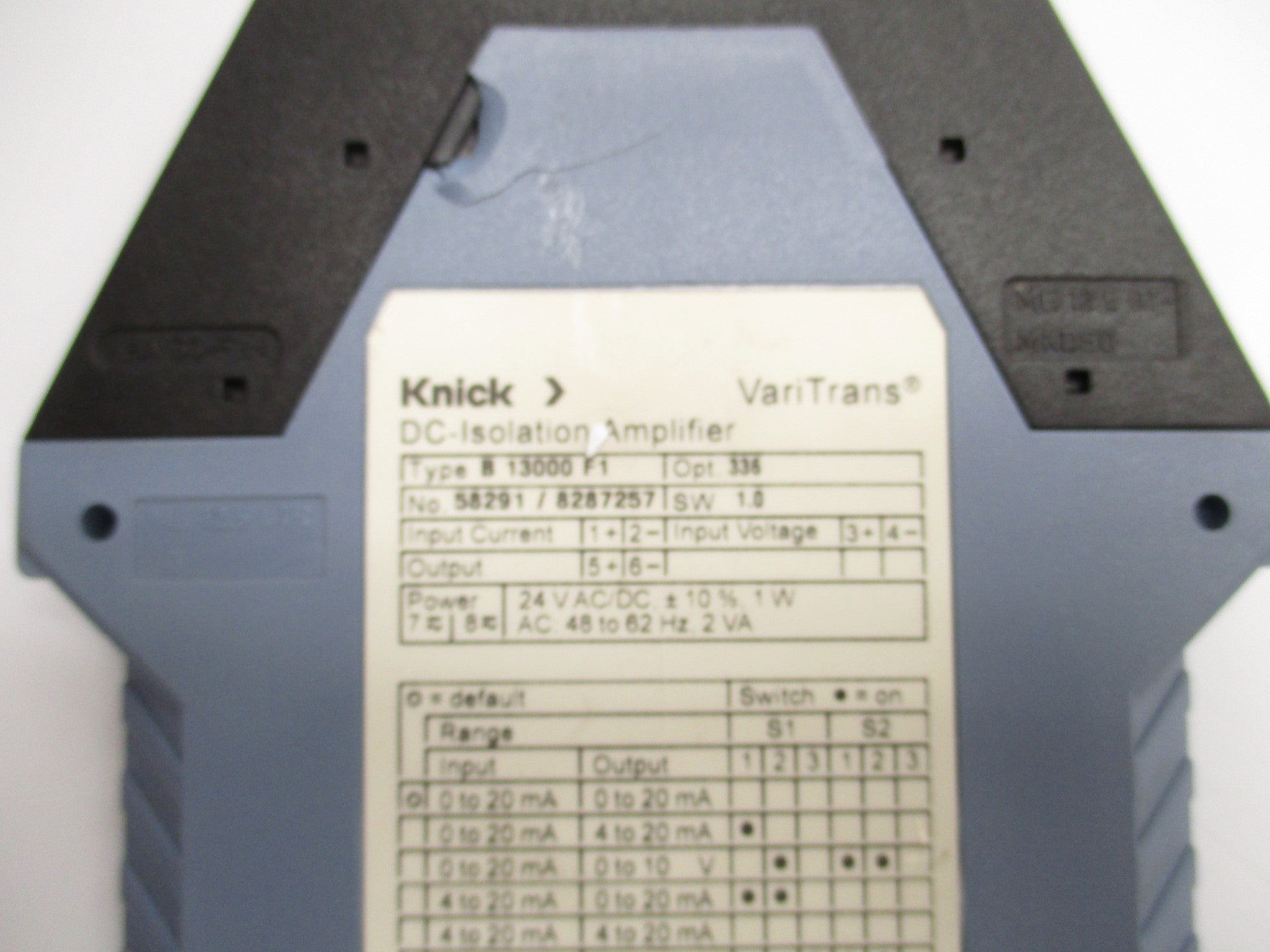 KNICK B13000F1 (AS PICTURED) UNMP
