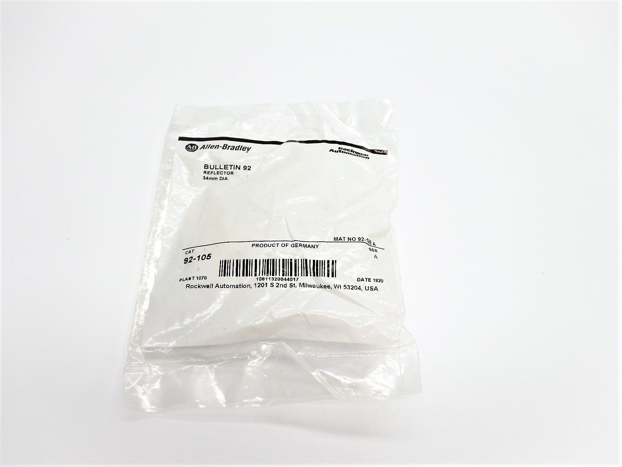 INDUSTRIAL SPARE PART 92-105 SER. A NSMP
