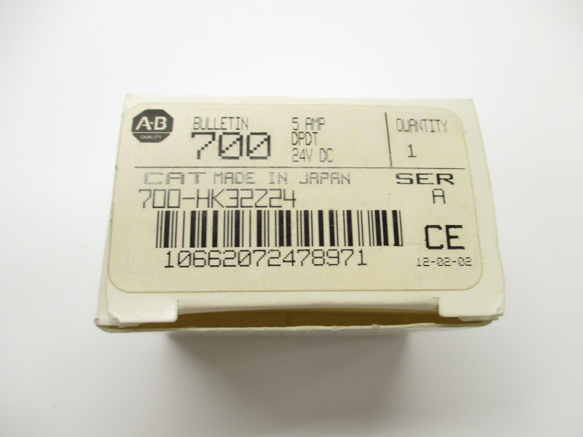 INDUSTRIAL SPARE PART 700-HK32Z24 SER. A 24VDC 5A (WH) NSMP