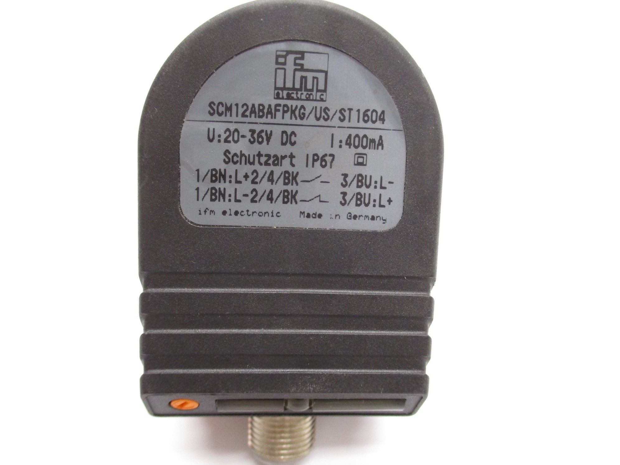 IFM EFECTOR SCM12ABAFPKG/US ST1604 20-36VDC NSNP