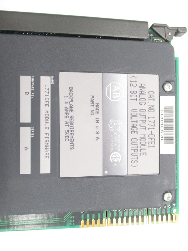 ALLEN BRADLEY 1771-OFE SER. A F/W B 5VDC 1.4A UNMP