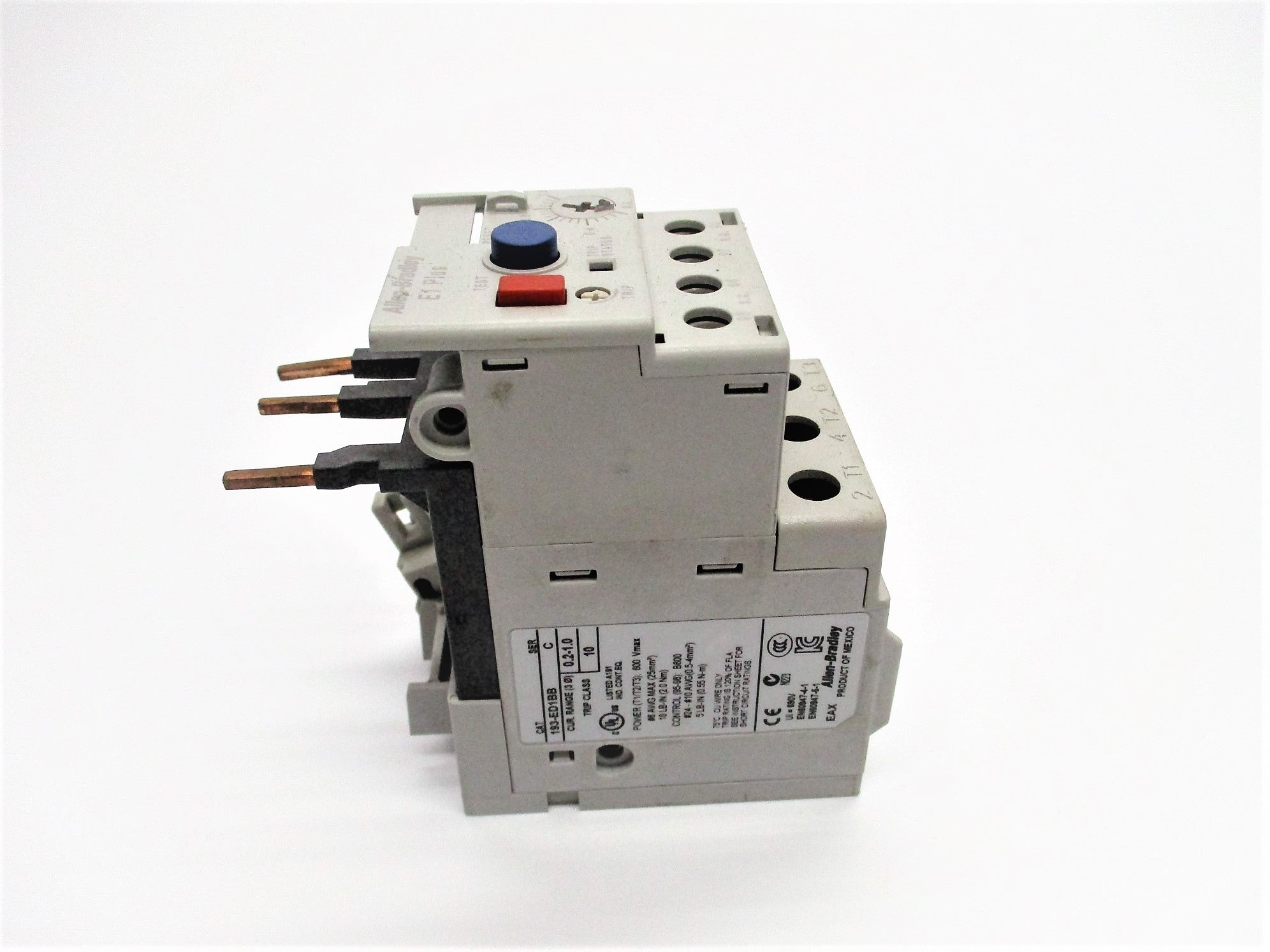 ALLEN BRADLEY 193-ED1BB SER. C 600V 0.2-1.0A NSNP
