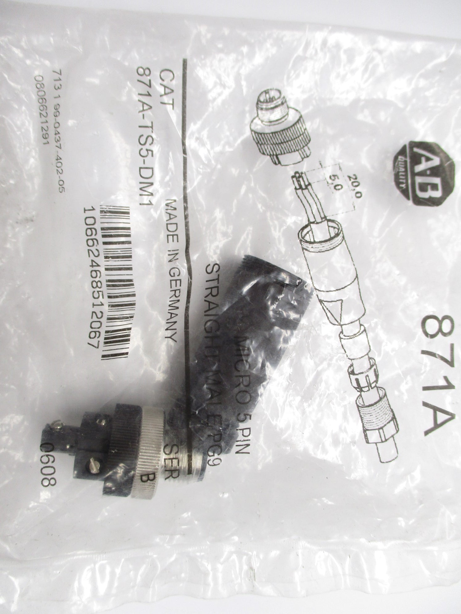INDUSTRIAL SPARE PART 871A-TS5-DM1 SER. B NSMP