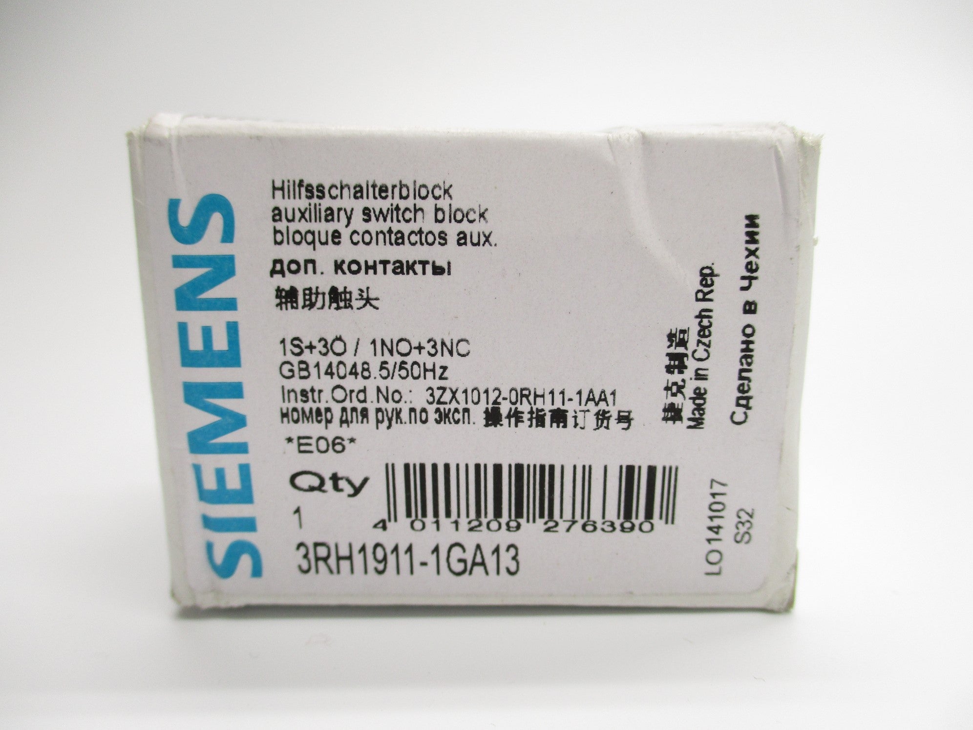 SIEMENS 3RH1911-1GA13 NSMP