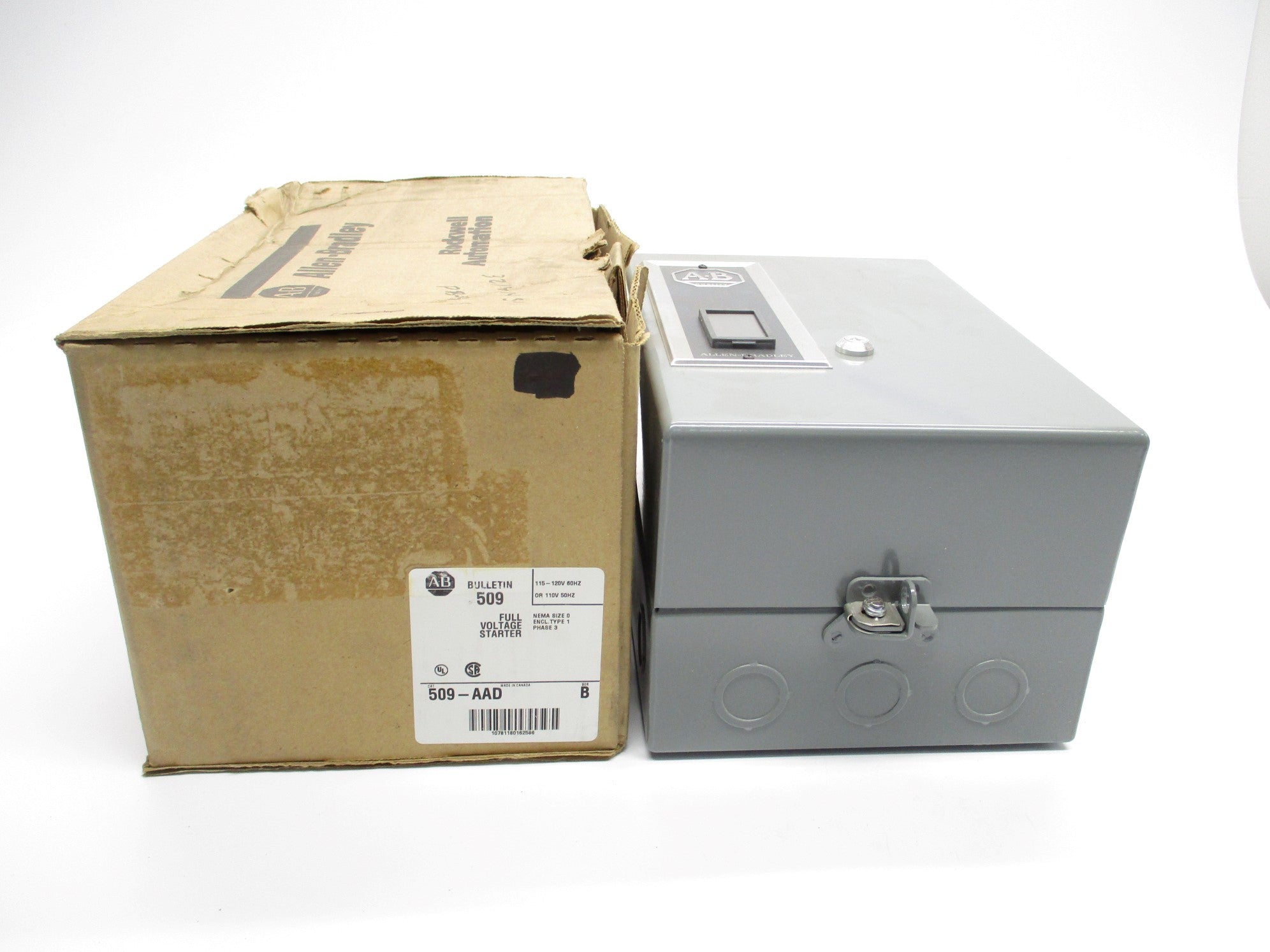 INDUSTRIAL SPARE PART 509-AAD SER. B 110/115-120V (BR/WH) NSMP
