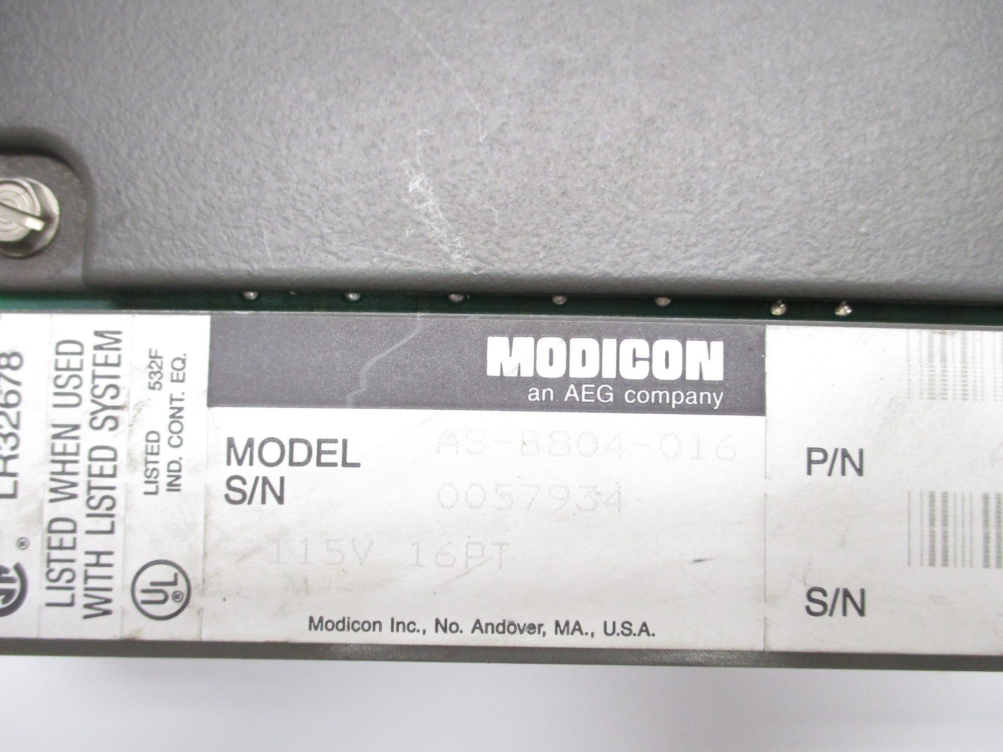 MODICON AS-B804-016 115V UNMP