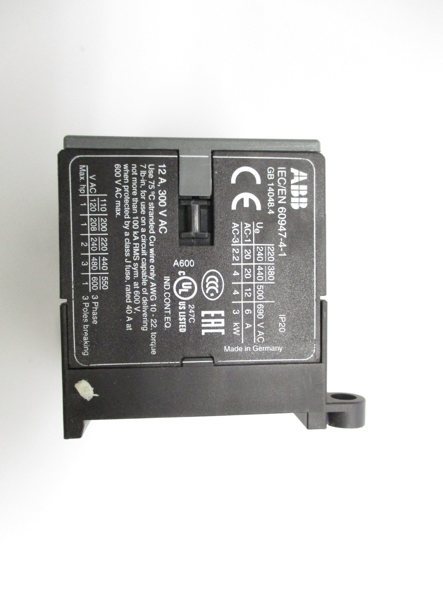 ABB B6-40-00 110/127V 12A NSNP