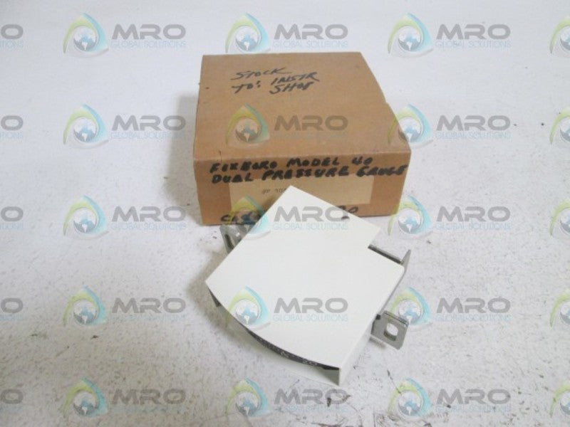 FOXBORO DUAL PRESSURE GAUGE MODEL 40 NSMP