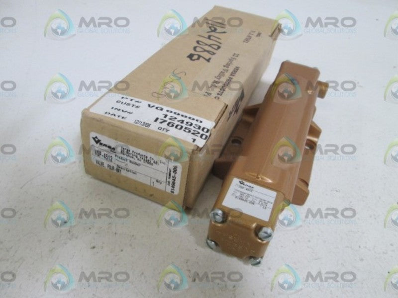 VERSA VALVES  4-WAY VALVE VSP-4512 NSMP