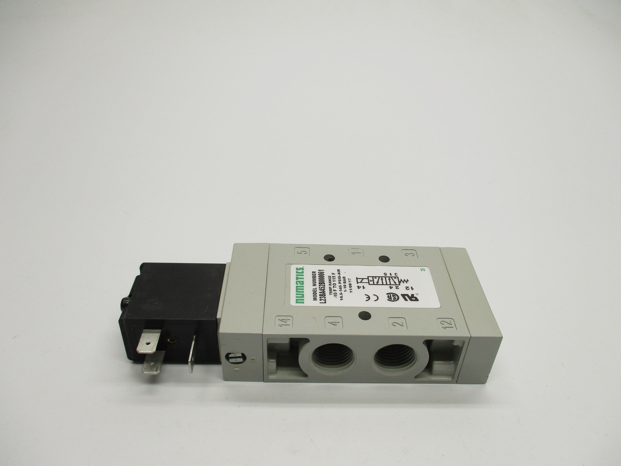 NUMATICS L23BA452B000061 24VDC 0.15A 14.5-145PSI NSNP