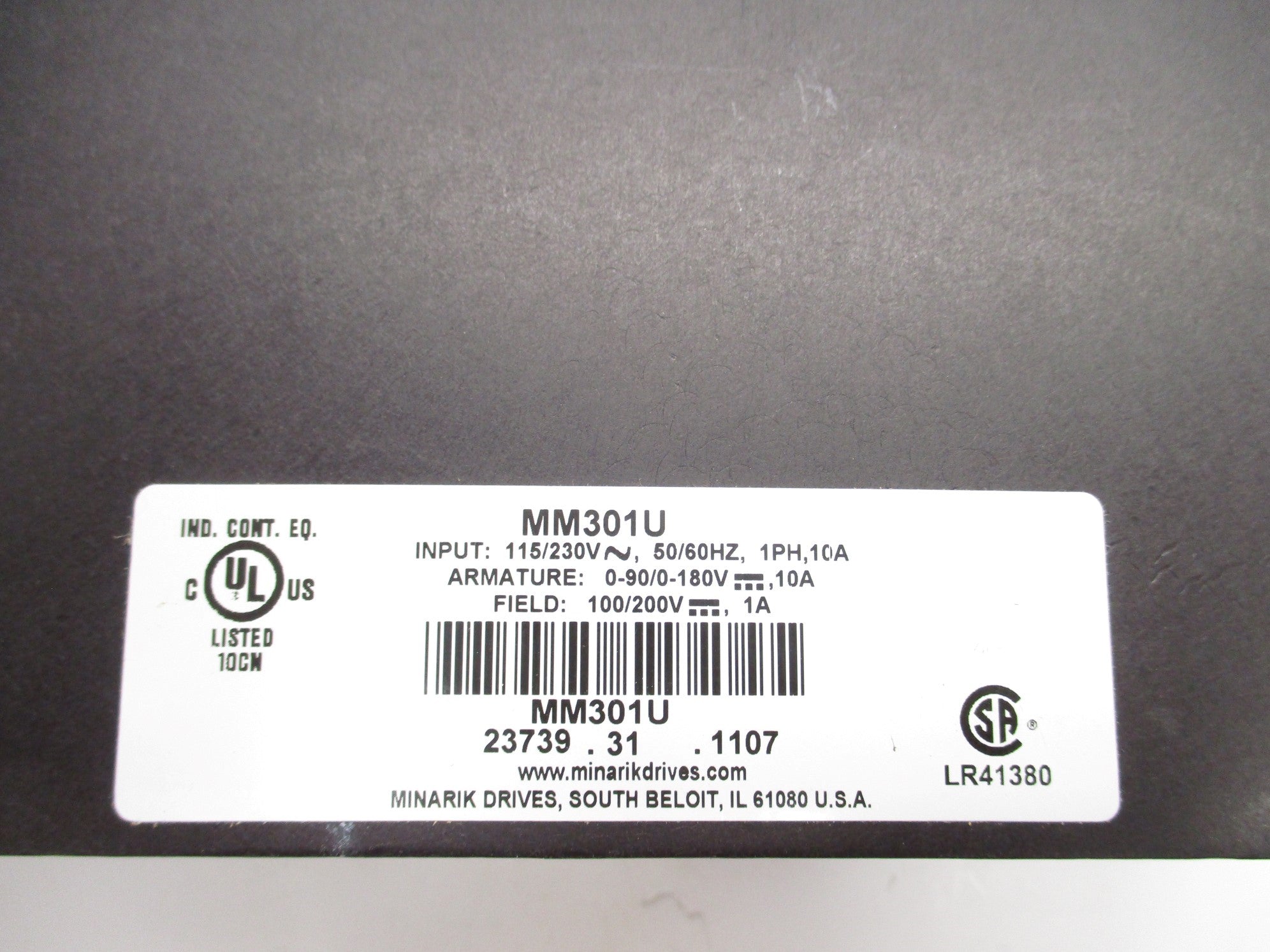 MINARIK DRIVES MM301U 115/230V 10A NSMP