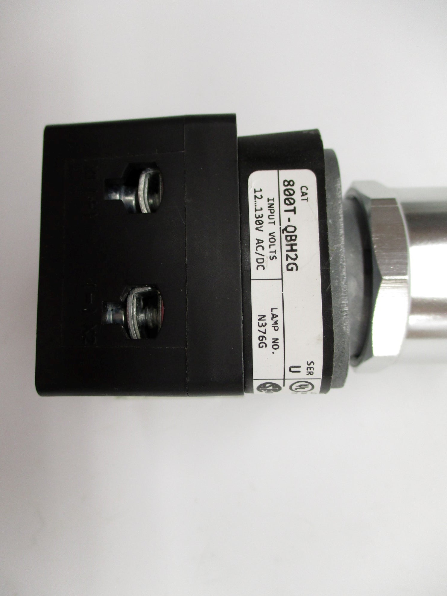 ALLEN BRADLEY 800T-QBH2G SER. U 12-130VAC/DC NSNP