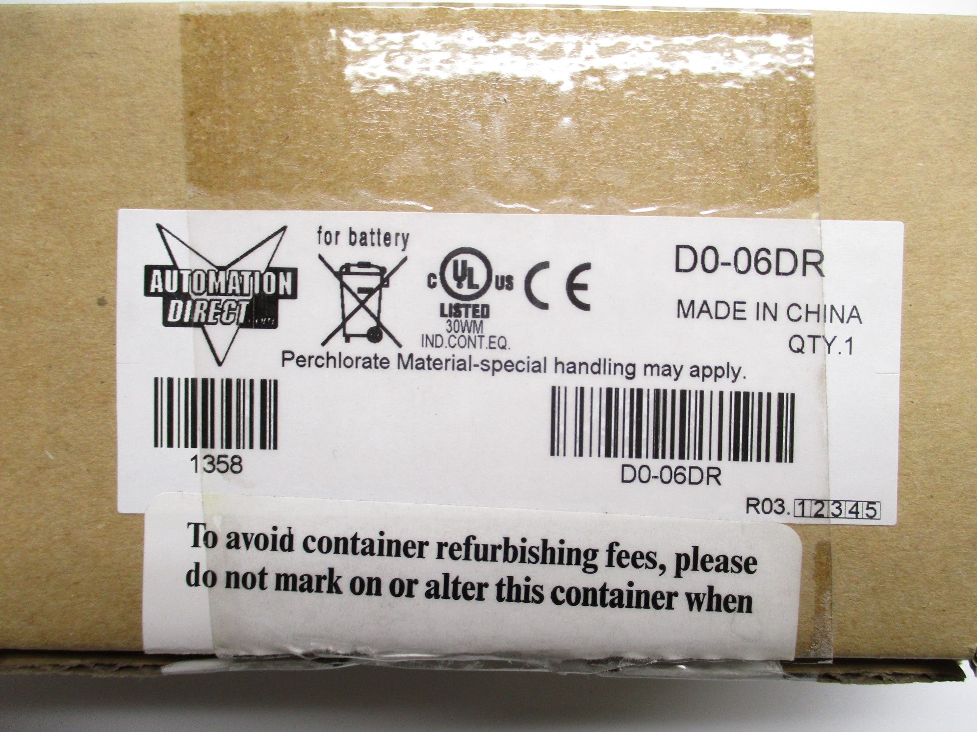 AUTOMATION DIRECT D0-06DR 12-24VDC 2A NSMP
