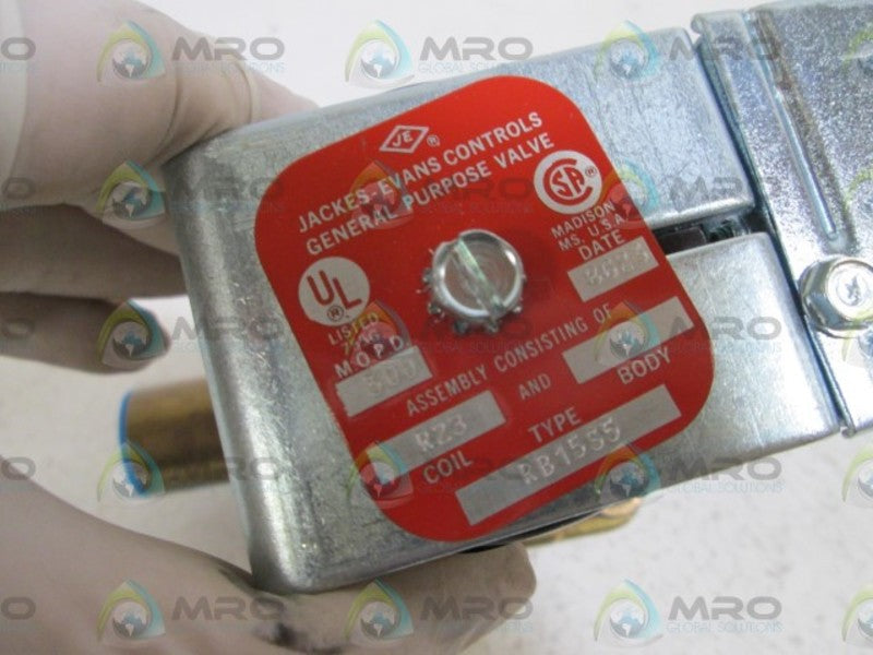 JACKES-EVANS CONTROLS VALVE RB15SS NSNP