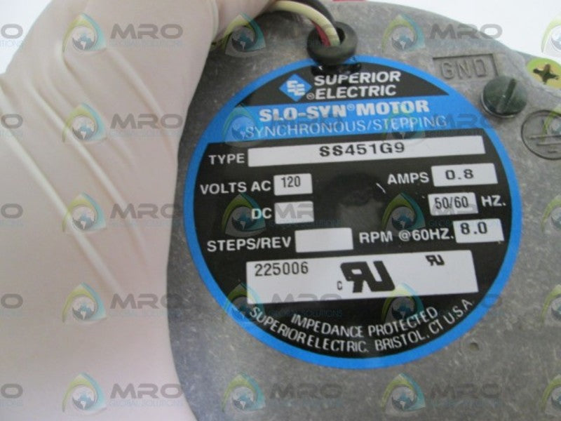 SUPERIOR ELECTRIC SS451G9 MOTOR NSNP