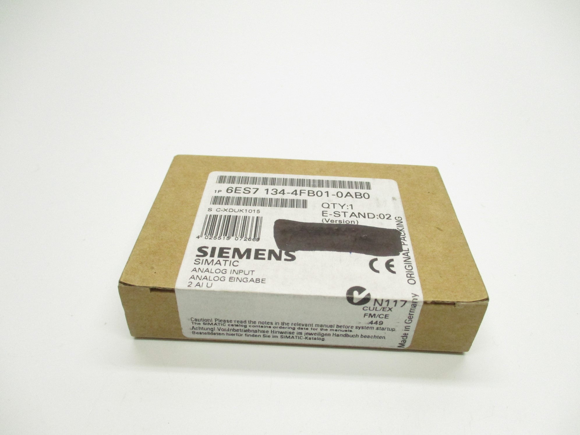 SIEMENS 6ES7134-4FB01-0AB0 NSFS