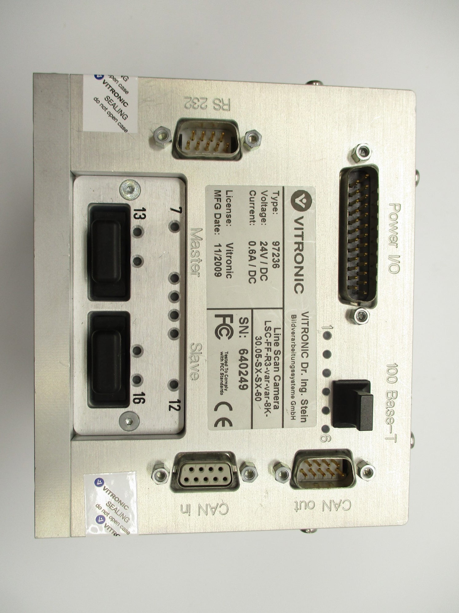 VITRONIC LSC-FF-R3-V-V-8K-30.05-SX-SX-60 (AS PICTURED) NSMP