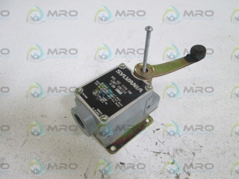 SYLVANIA LIMIT SWITCH 12DM1 (AS PICTURED)  NSNP