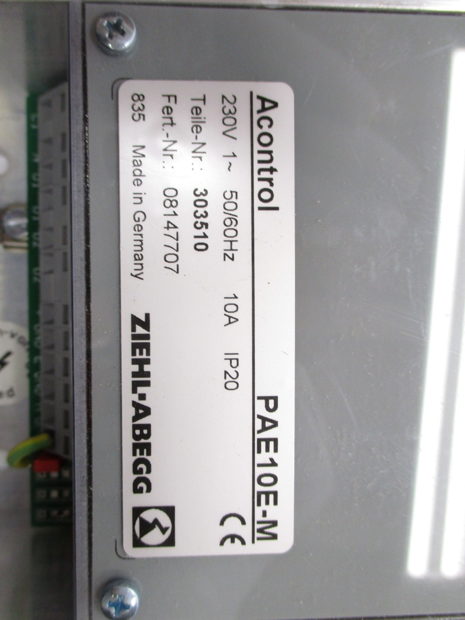 ZIEHL-ABEGG PAE10E-M NSMP