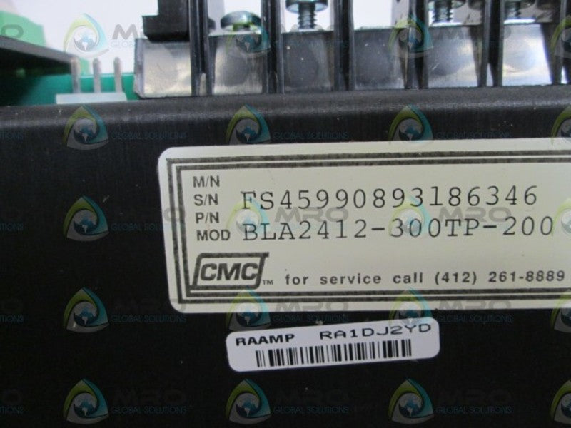 CMC SERVO DRIVE BLA2412-300TP-200  UNMP